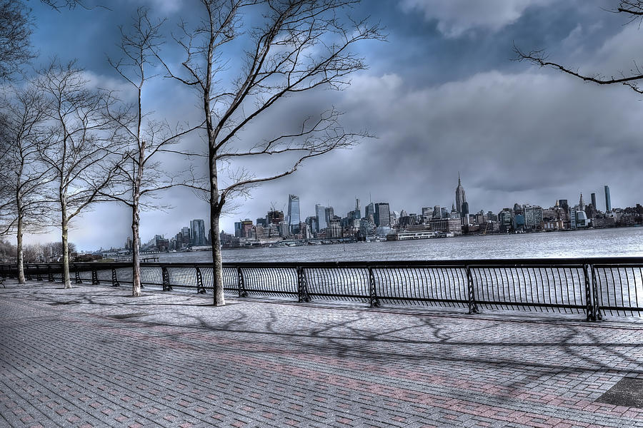 Overlooking the Hudson from Hoboken New Jersey Photograph by Dyle Warren