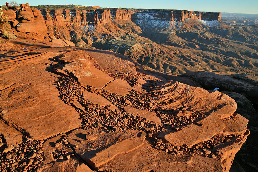 Overlooking the Island in the Sky in Canyonlands NP Photograph by Ray Mathis