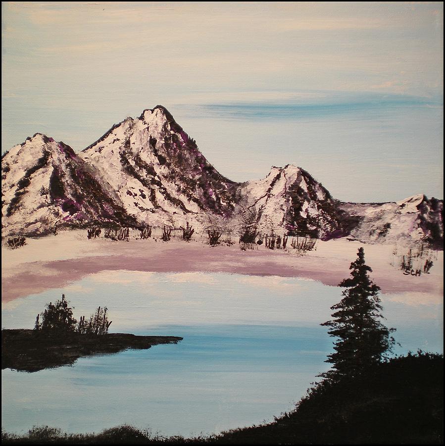 Abstract Painting - Overlooking The Lake by Scott Haley Abstract Painting - Overlooking The Lake by Scott Haley