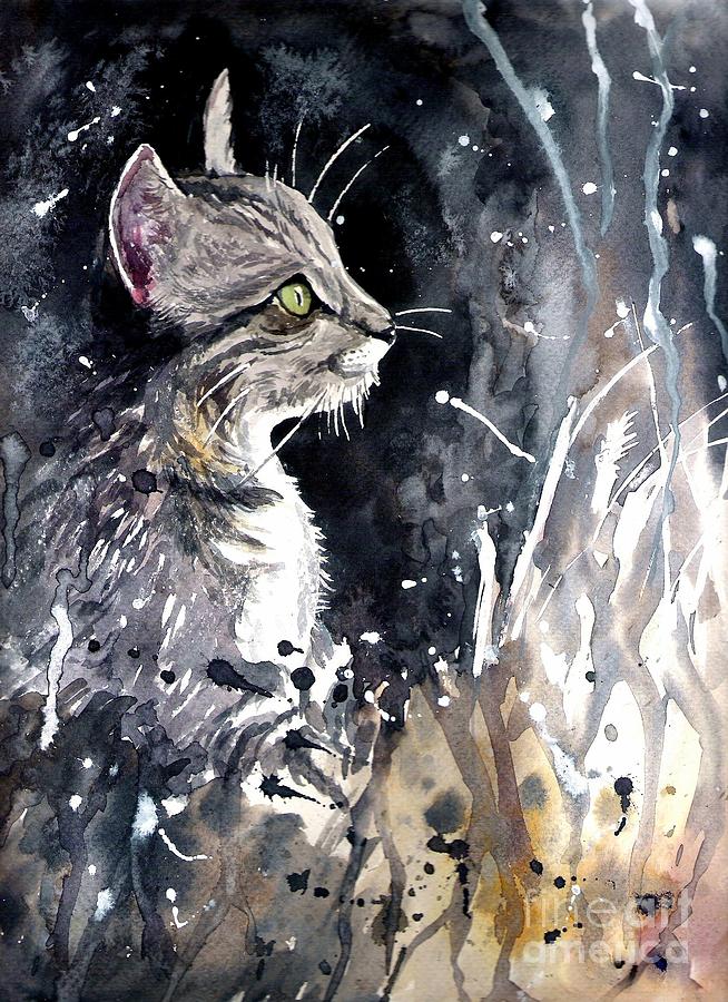 Little Painting - Overnight Call by Suzann Sines Little Painting - Overnight Call by Suzann Sines