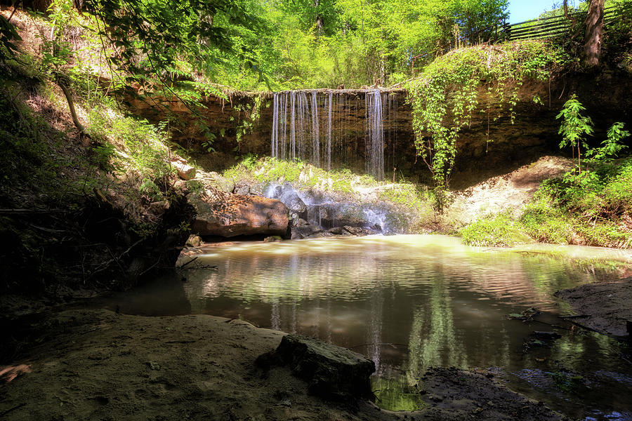 Owens Creek Waterfall Photograph by Susan Rissi Tregoning