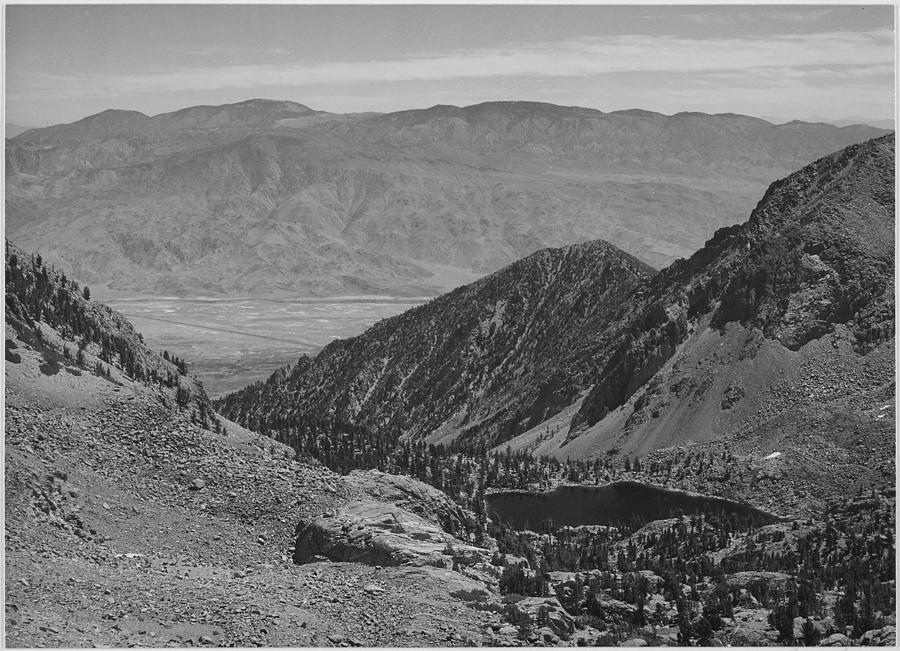 Owens Valley Painting - Owens Valley from Sawmill Pass Kings River Canyon by Ansel Adams