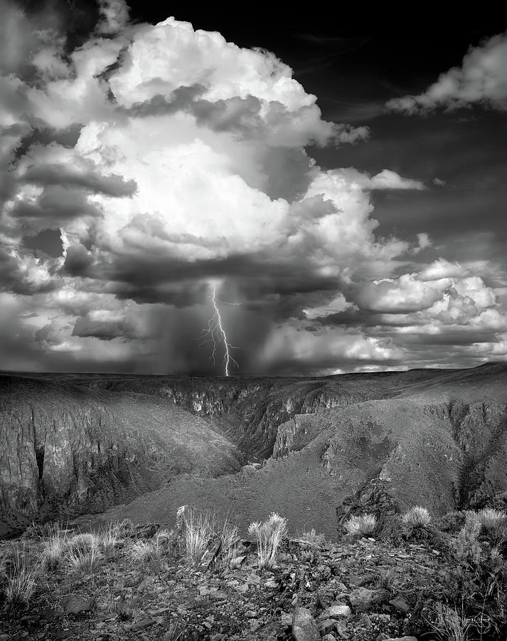 Owyhee Lightning Photograph by Leland D Howard