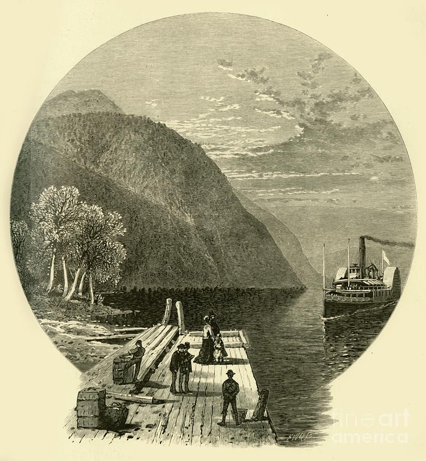 Owls Head Landing 1 Drawing by Print Collector