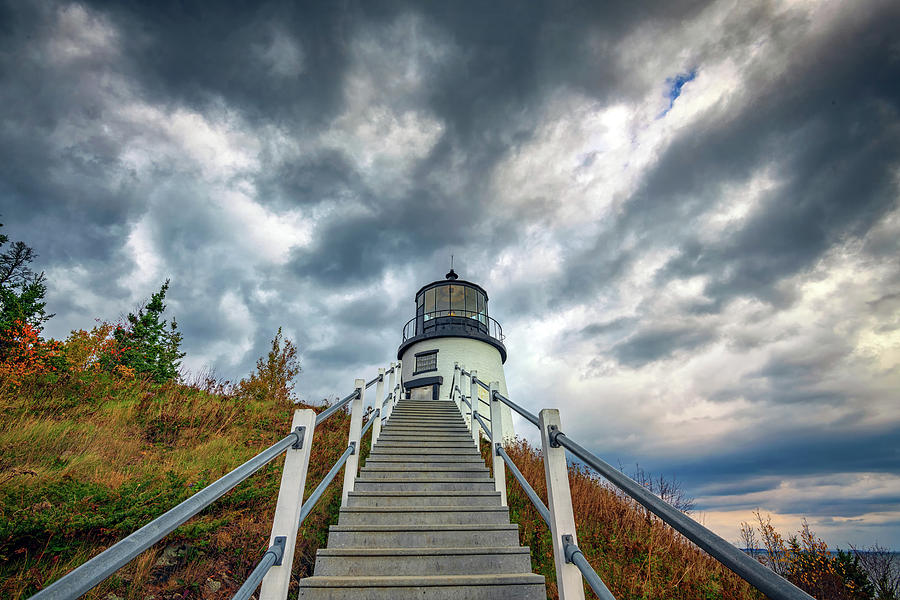 Lighthouse Photograph - Owls Head Lighthouse by Rick Berk