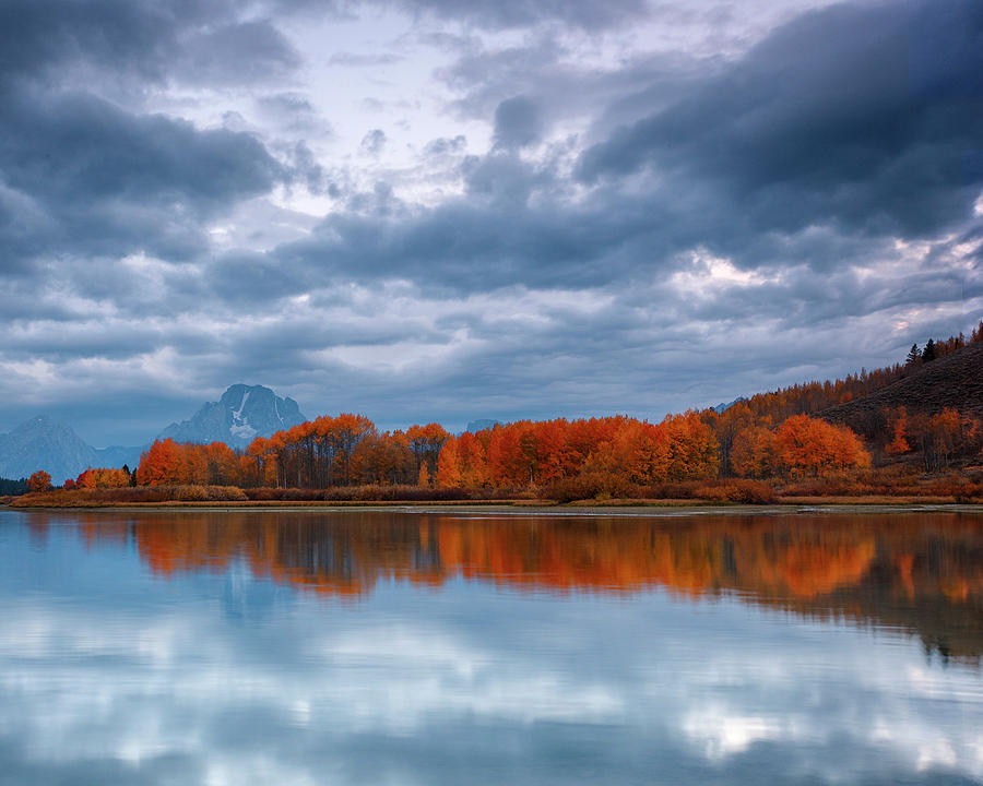 Oxbow Bend Dawn Photograph by Wes and Dotty Weber