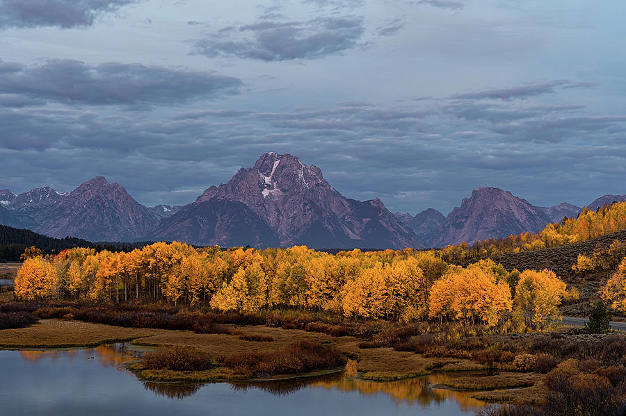 Oxbow Bend Fall Colors Photograph by Tibor Vari - Fine Art America