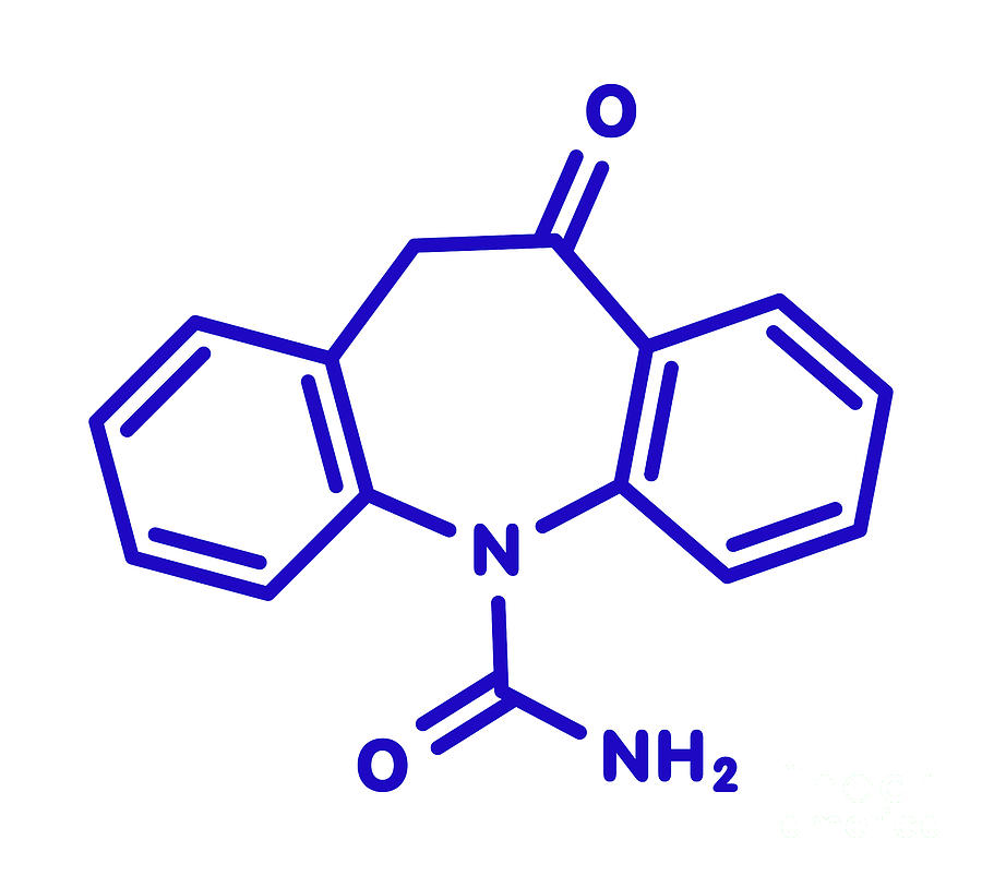 Oxcarbazepine Epilepsy Drug Molecule Photograph By Molekuul/science ...