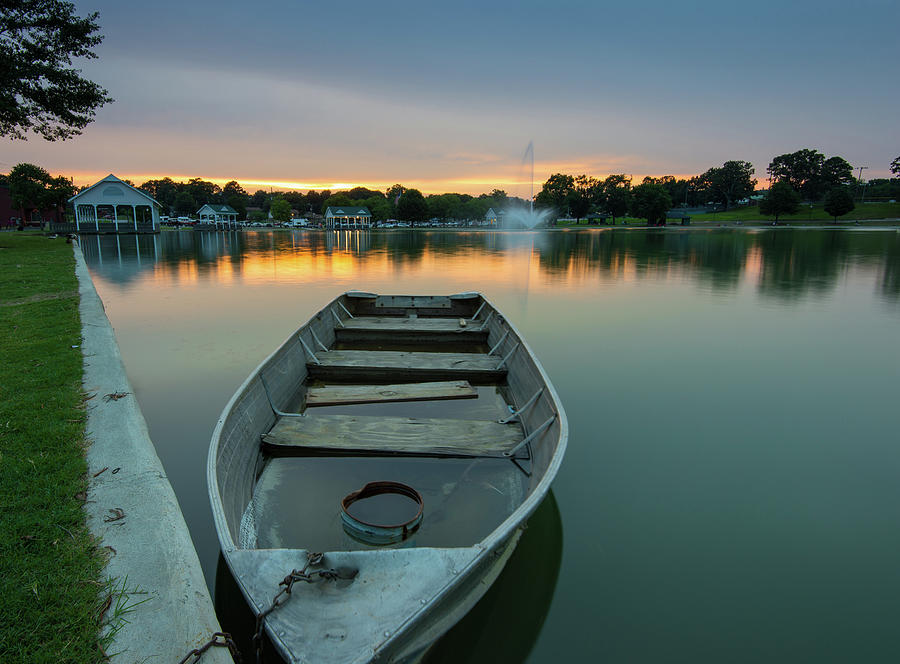 Oxford Lake Photograph by W. Drew Senter, Longleaf Photography