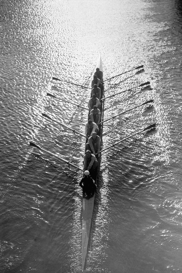Oxford Rowing Crew Photograph by Johnson