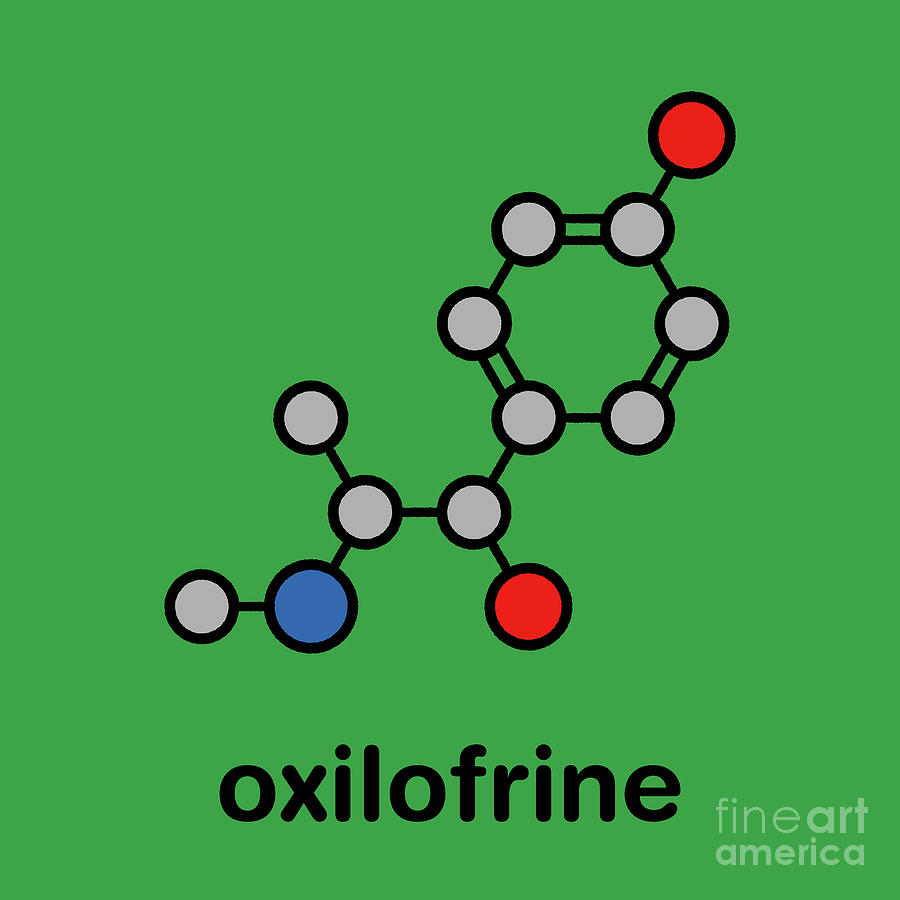 Oxilofrine Stimulant Drug Molecule Photograph by Molekuul/science Photo Library