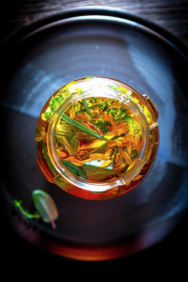 Oxymel a Mixture Of Honey And Vinegar, Used As Medicine Photograph by Sandra Krimshandl-tauscher