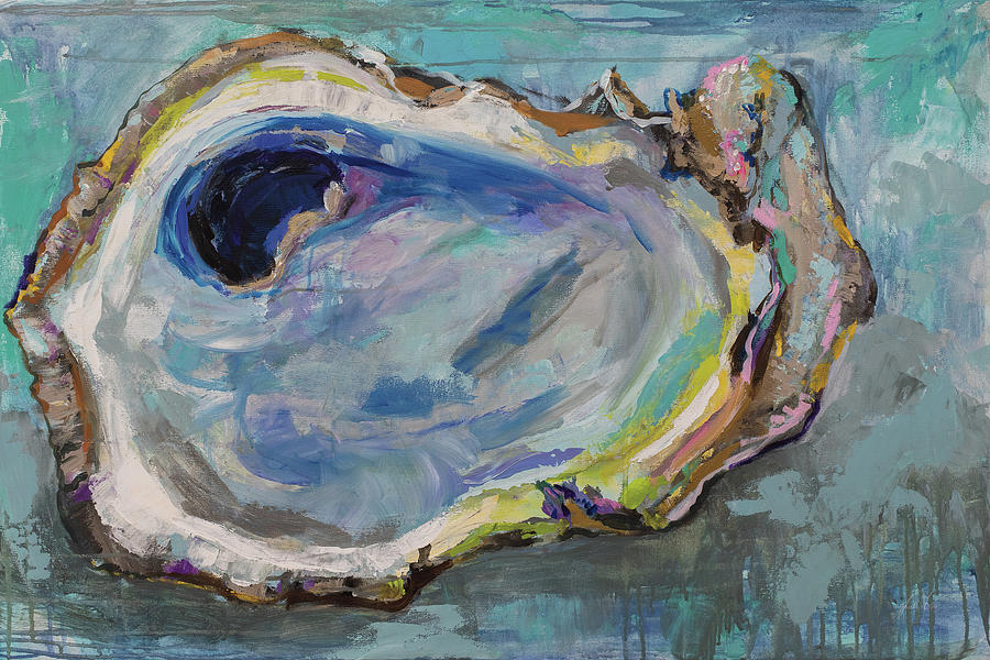 Oyster Two Painting by Jeanette Vertentes Oyster Two Painting by Jeanette Vertentes