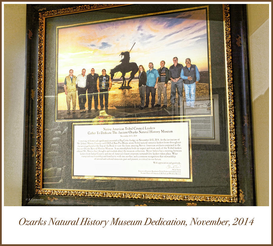 Ozarks Natural History Museum Dedication Photograph Photograph by A Macarthur Gurmankin