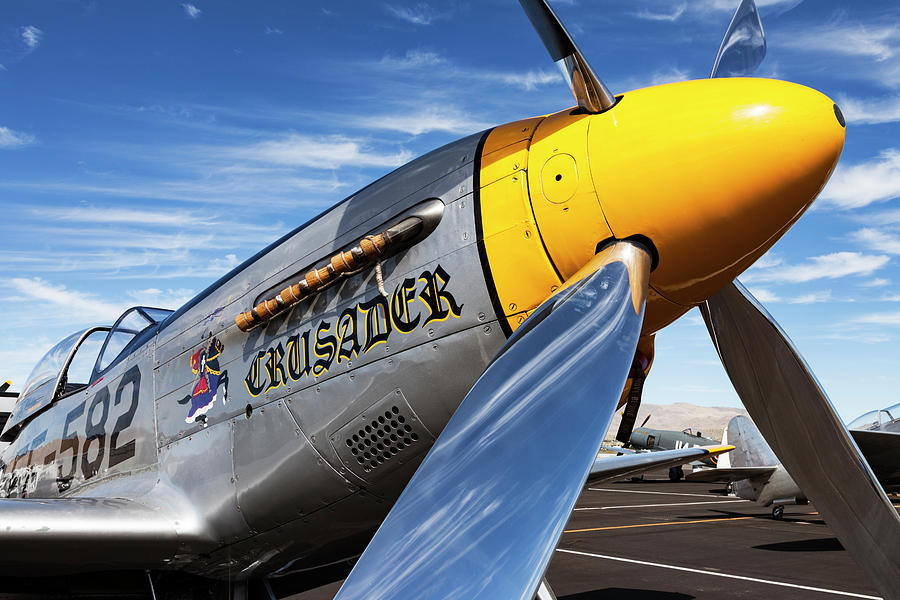 P-51 Mustang Crusader Photograph by Rick Pisio