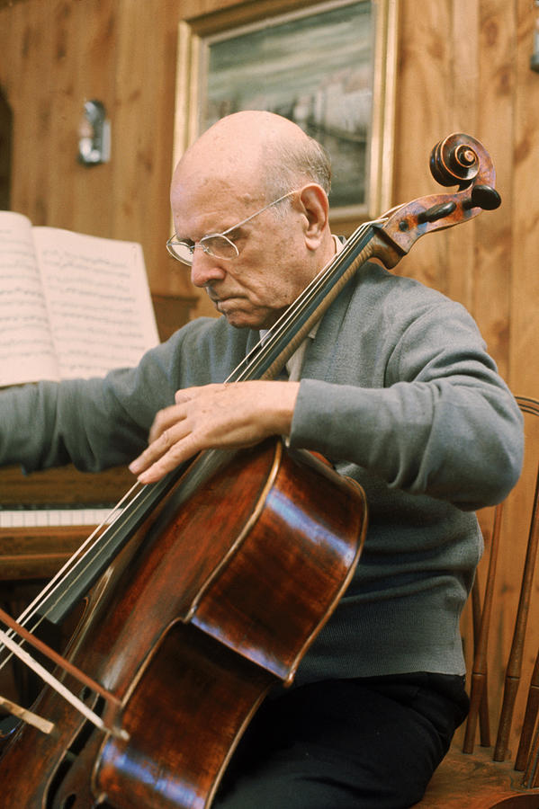 Pablo Casals Photograph by Erika Stone