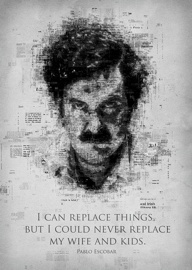 Pablo Escobar  Digital Art by Gab Fernando