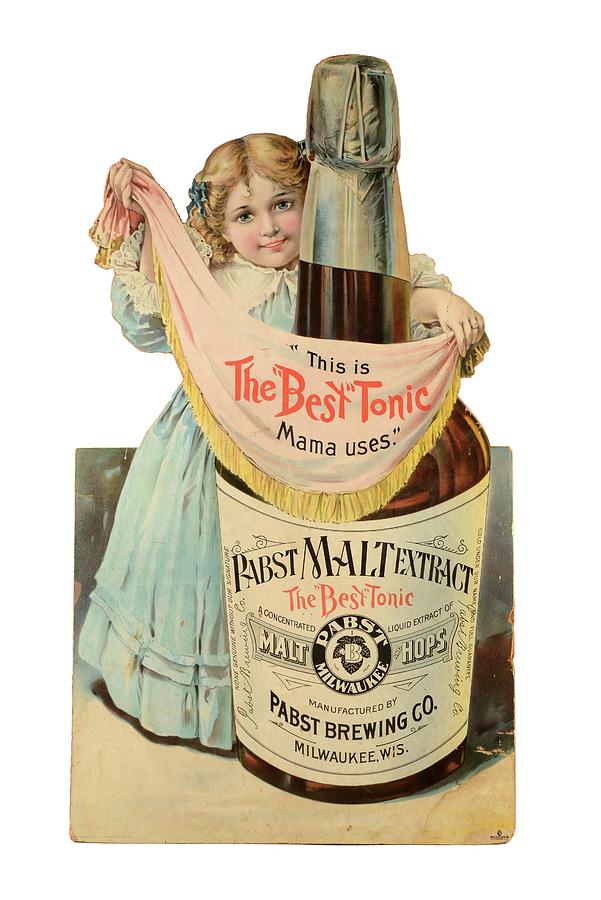 PABST MALT EXTRACT BEER ADVERTISEMENT MILWAUKEE BEER