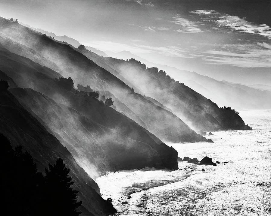 Mountain Photograph - Pacific Foothills #1, Big Sur, California 98 by Monte Nagler