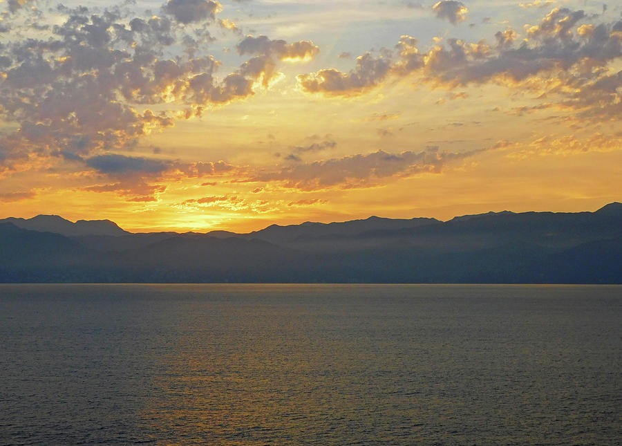 Pacific Ocean Mexican Sunrise Photograph