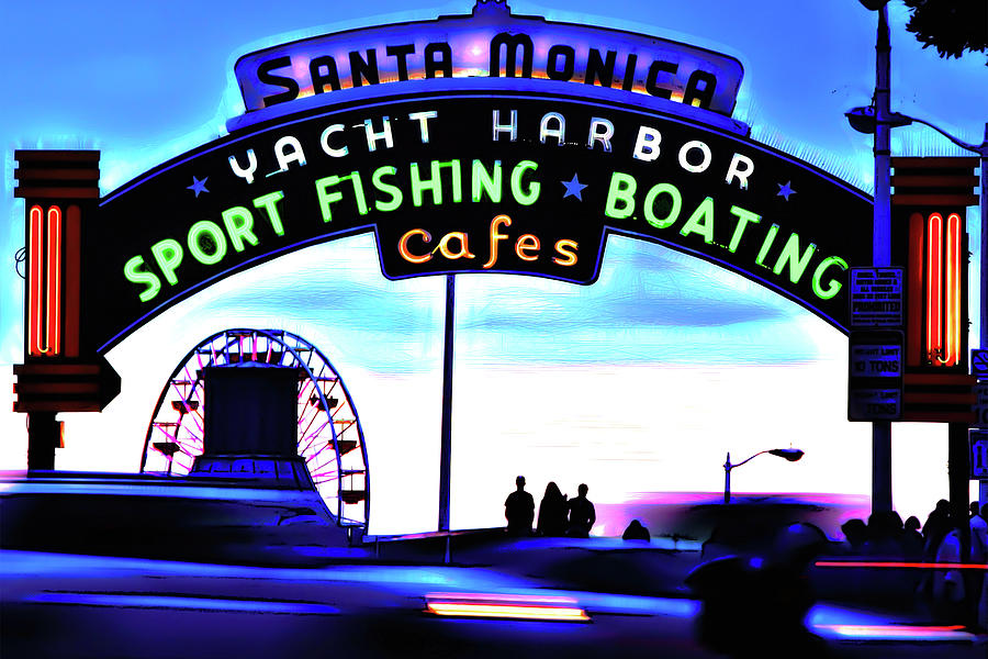 Pacific Park, Santa Monica Pier Digital Art