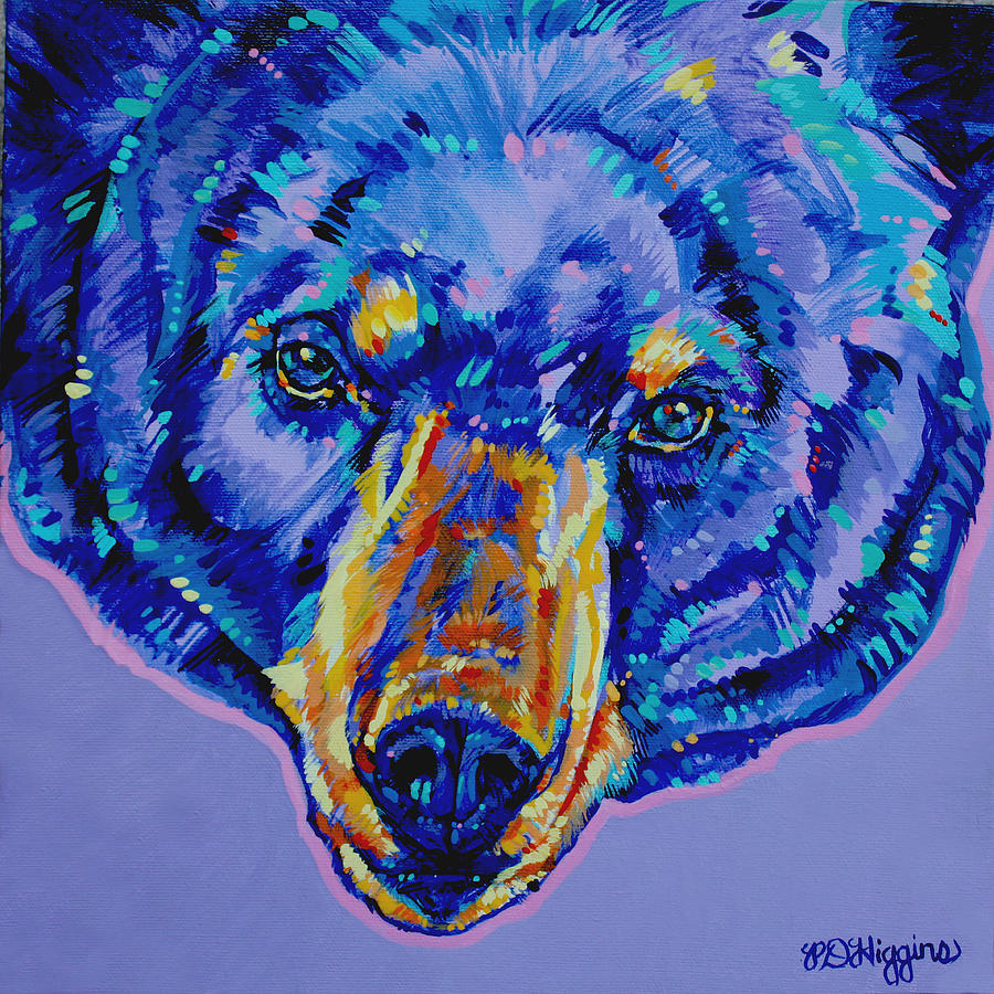 Pacific Rim Bear Painting by Derrick Higgins