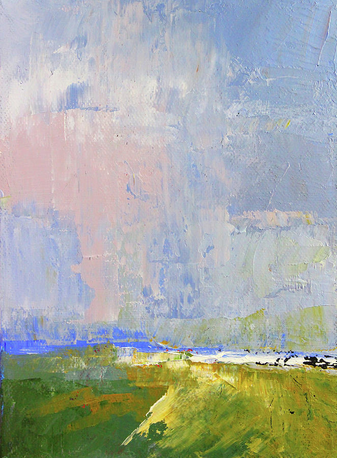 Abstract Painting - Pacific Sky by Nancy Merkle