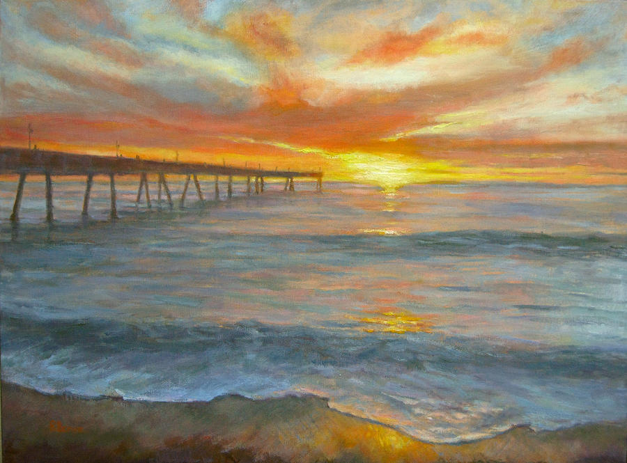Pacifica Waves of Hope Painting by Robie Benve