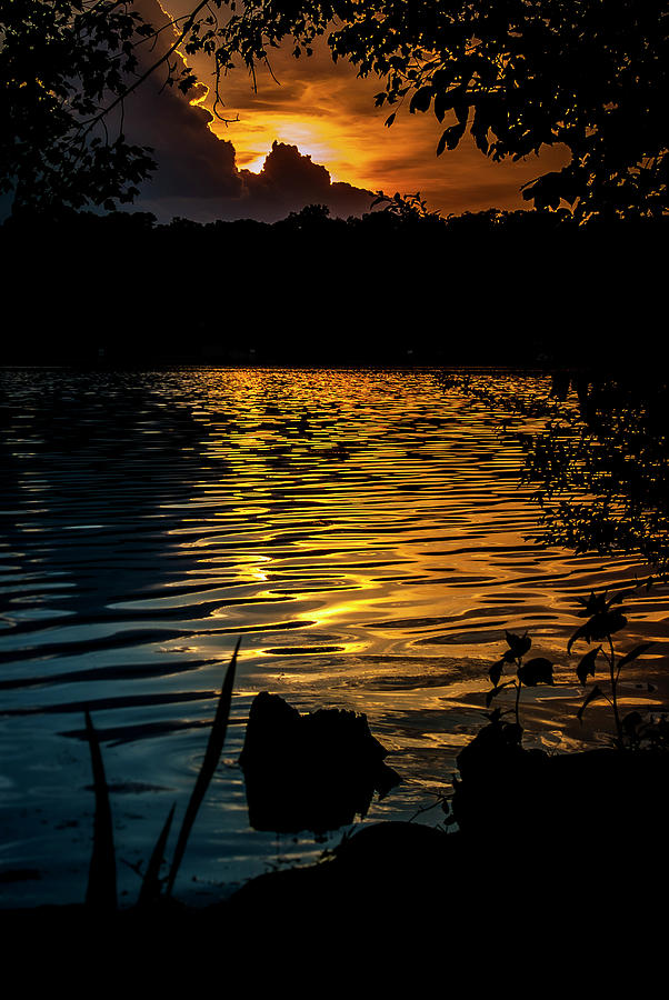 Packanack Lake Sunset 6 Photograph by Angelo Sandy Fine Art America