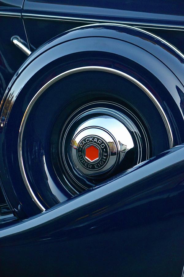 Packard Spare Tire Photograph by Dean Ferreira