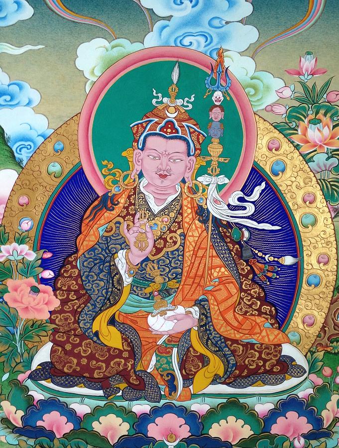 Padmasambhava Painting by Holly Stone