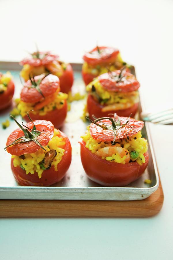 Paella Tomatoes Photograph By Michael Wissing Fine Art America 5211