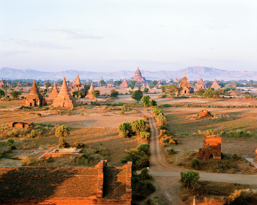 Pagodas And A Road In The Ancient City Photograph by Linka A Odom