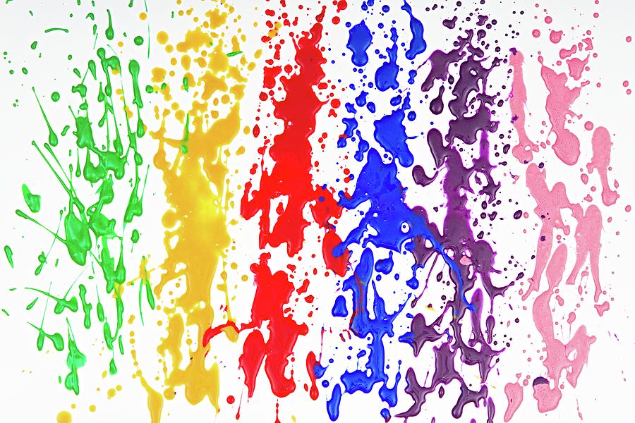 Paint Splashes Photograph By Art Studio