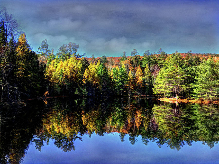 Painted Beaver Pond on Orris Road by Wayne King Painted Beaver Pond on Orris Road by Wayne King