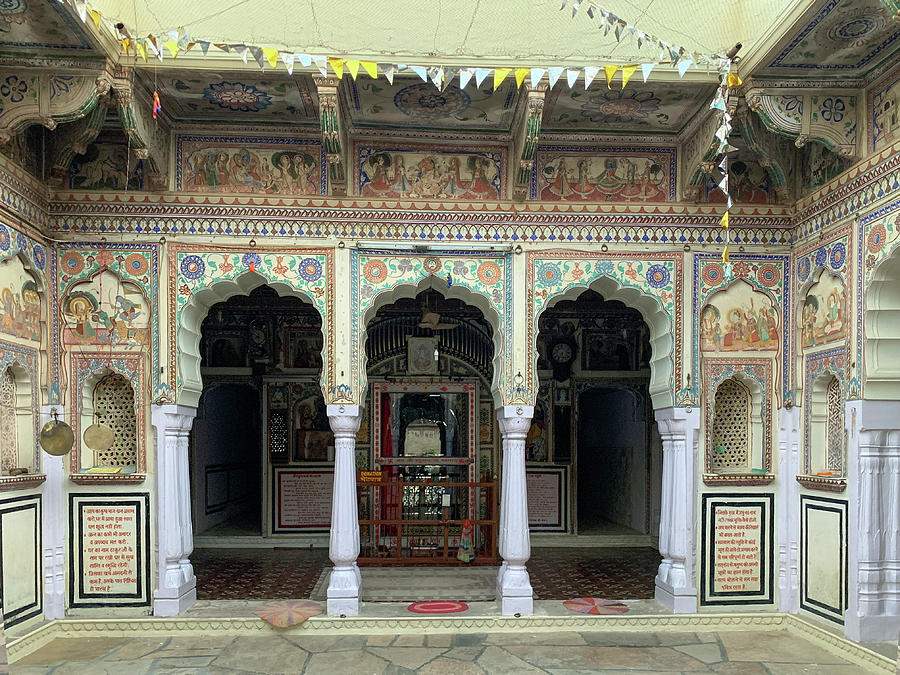 Painted Havelis of Shekhavati. Photograph by Usha Peddamatham