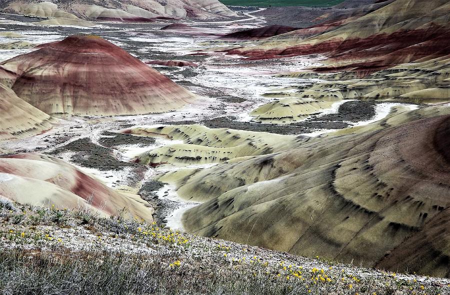 Painted Hills Photograph by Linda Vanoudenhaegen