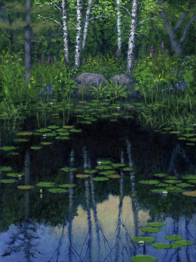 Painted Turtles 201 Painting by George A Marks Jr Painted Turtles 201 Painting by George A Marks Jr