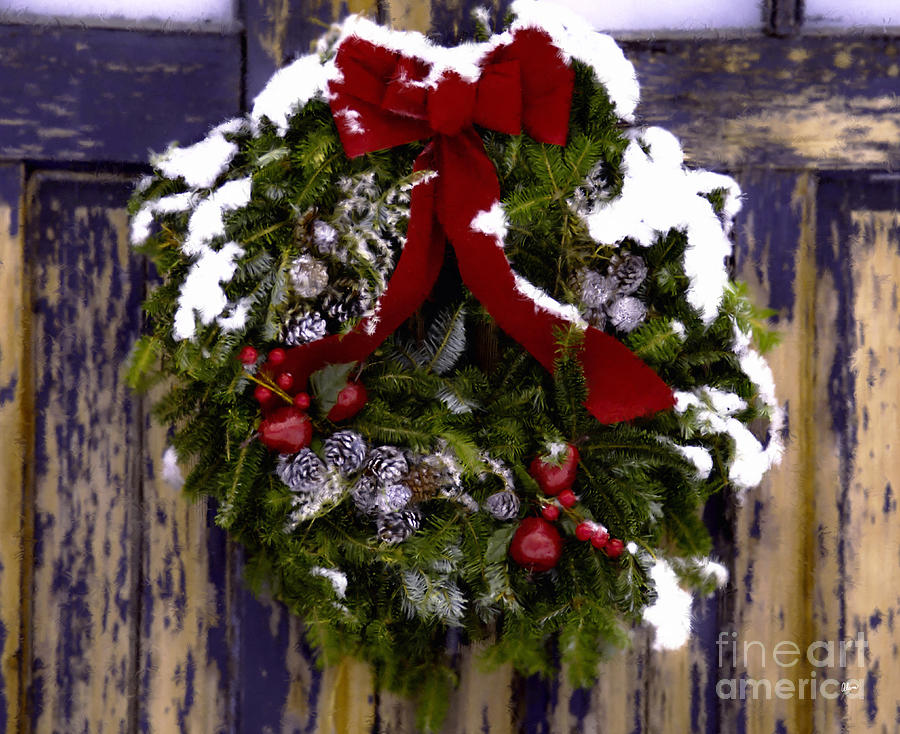 Painted Wreath Photograph by Alana Ranney