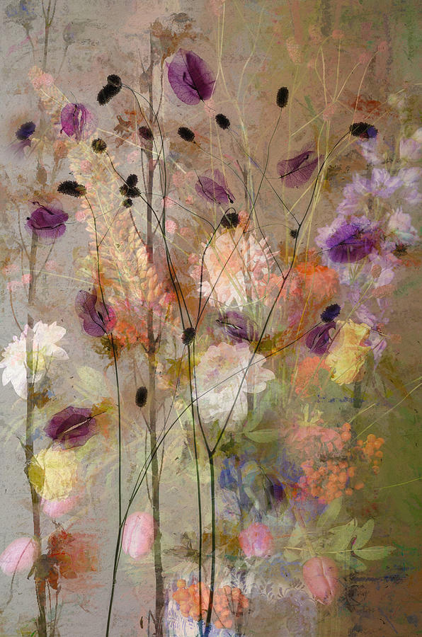 Painterly Flowers Photograph by Saskia Dingemans