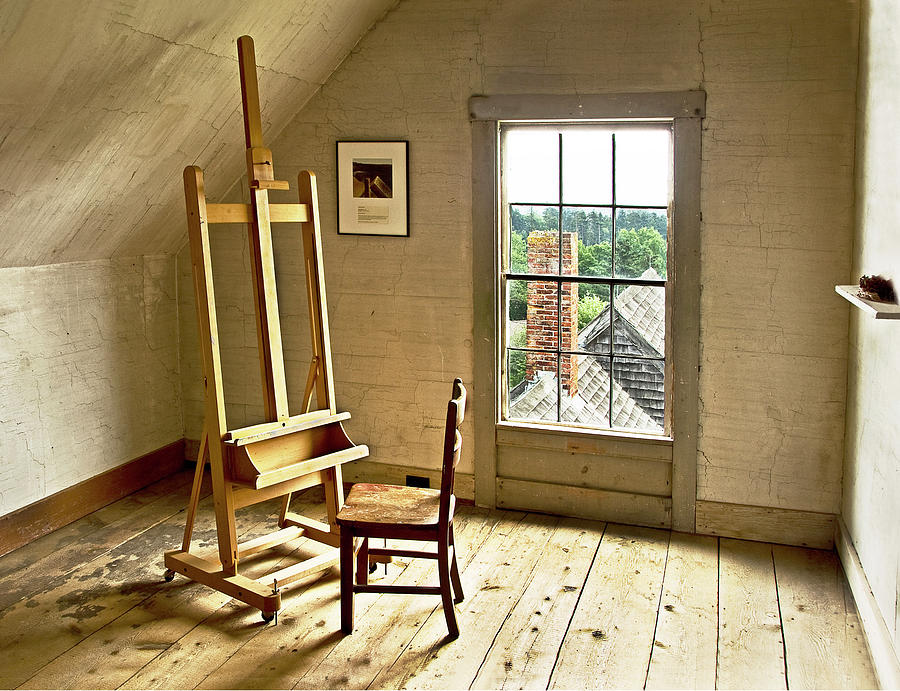 Maine Photograph - Painters Loft by Gordon Ripley
