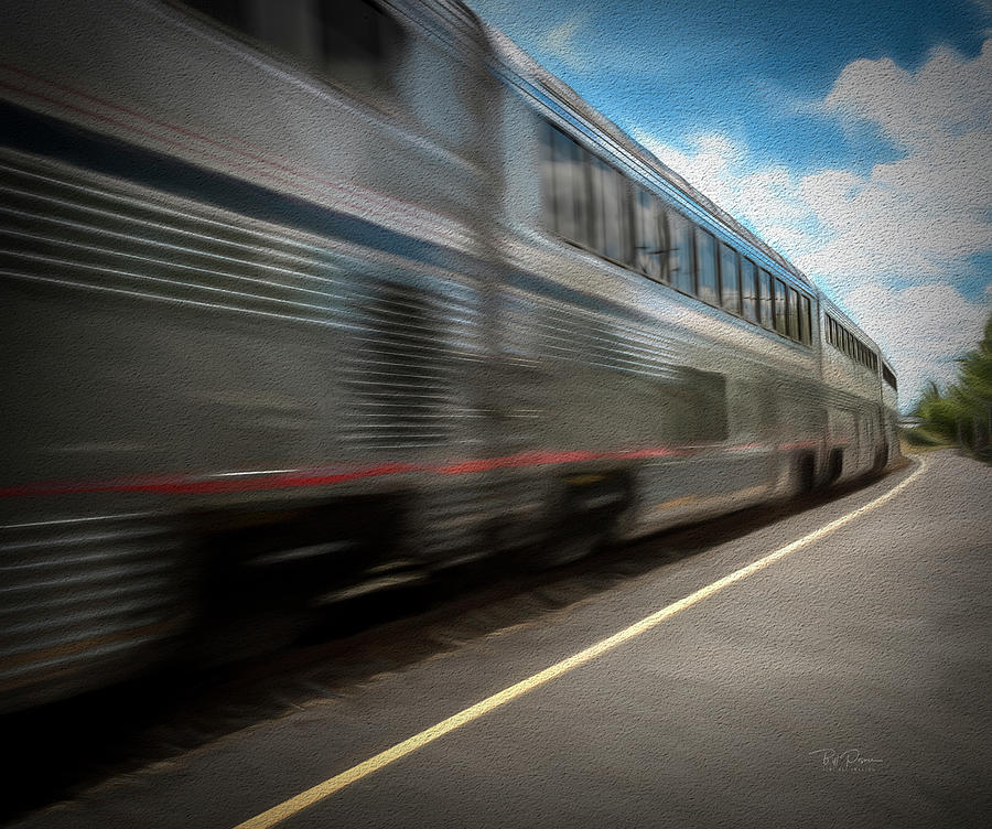 Paintin Trains Photograph by Bill Posner