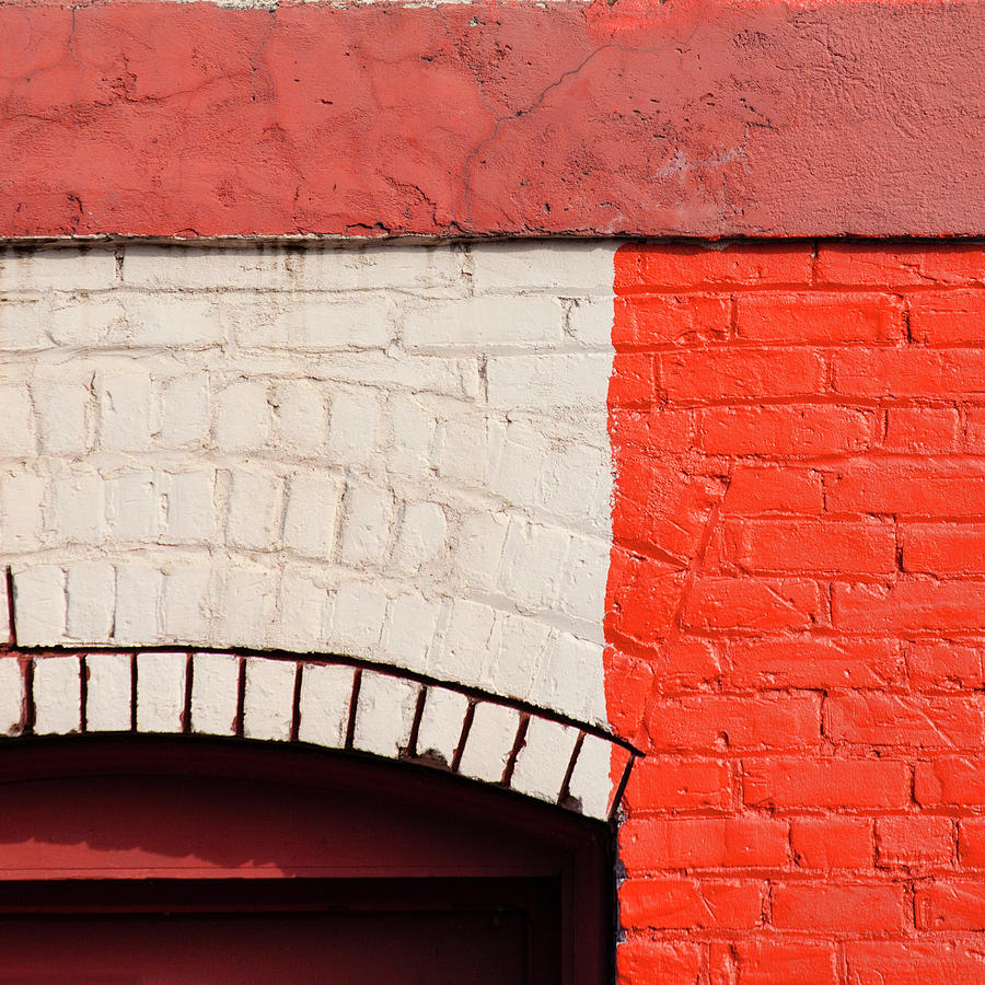 Architecture Photograph - Painting the Town Red Number 2 by Carol Leigh