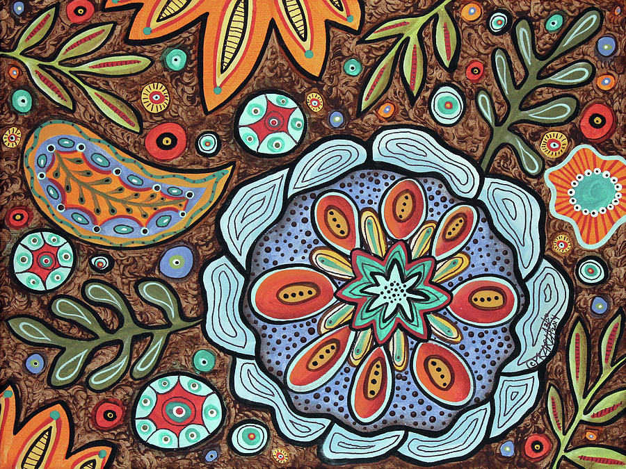 Pattern Painting - Paisley Delight by Karla Gerard