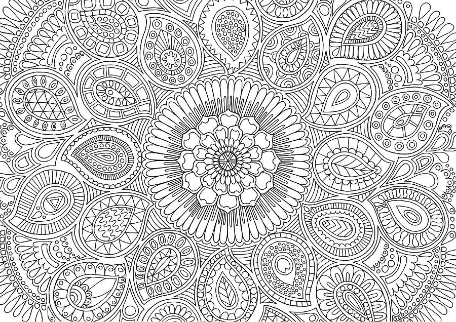 Download Paisley Mandala Digital Art By Hello Angel