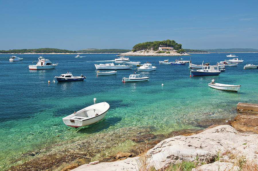 Pakleni Islands From Hvar Town Photograph by Daniel Newcombe