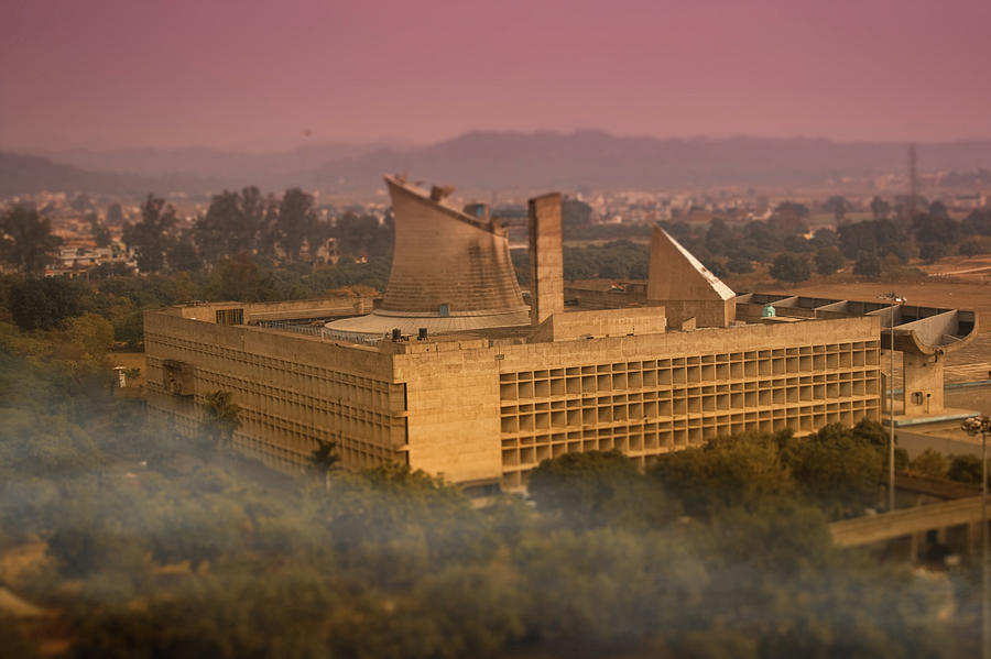 Palace Of Assembly In Chandigarh At Photograph by Artur Debat