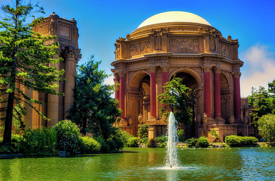 Palace Of Fine Arts Lagoon Photograph by Garry Gay