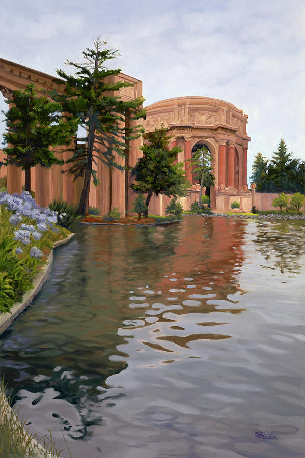 Palace of Fine Arts Painting by Sandy Fisher