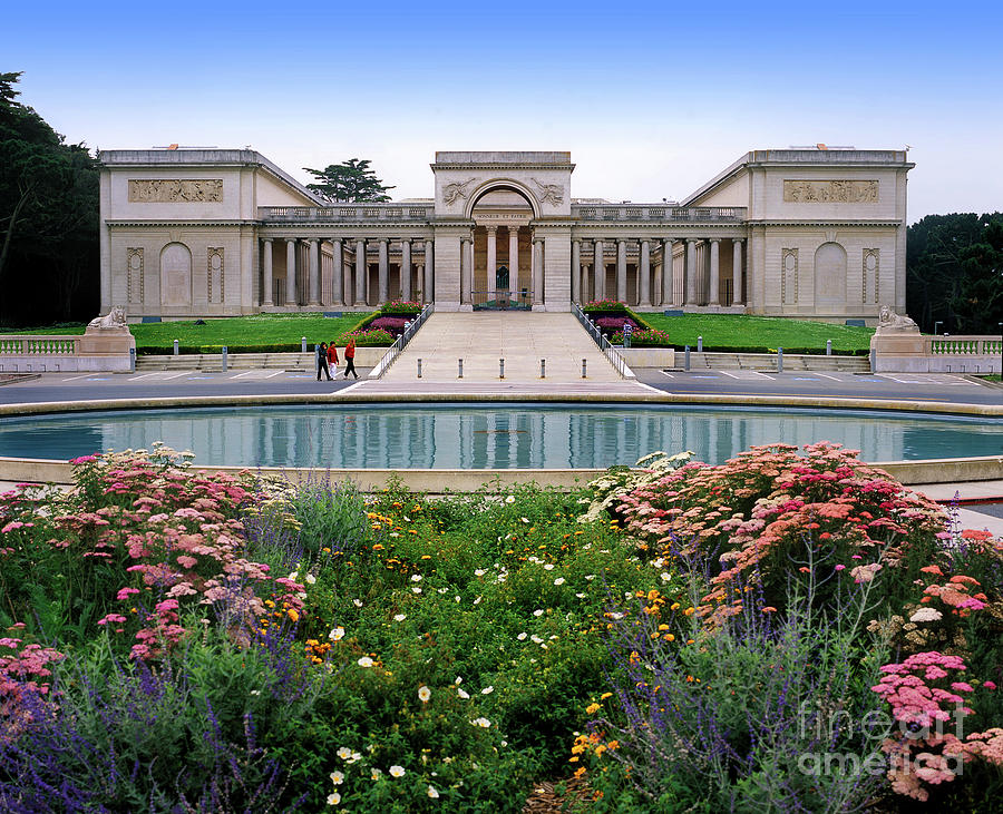 Palace of Legion of Honor in San Francisco, Honneur Et Patrie Photograph by Wernher Krutein